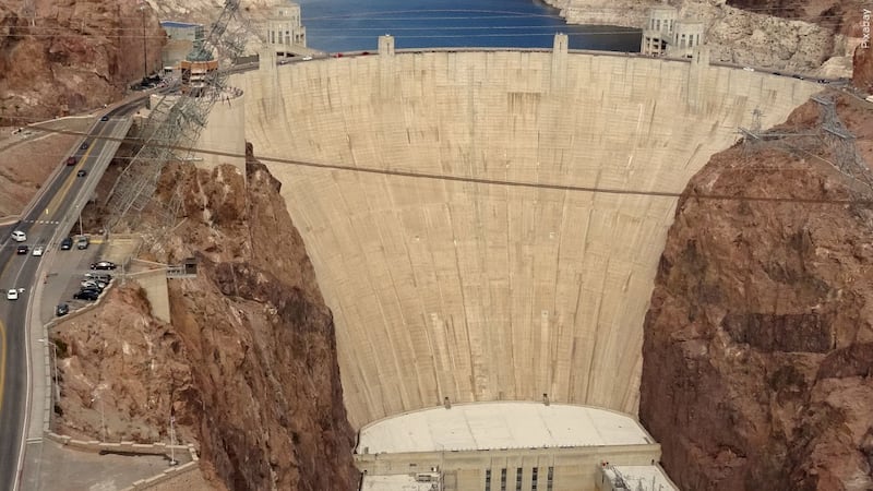 An explosion was reported at the Hoover Dam on Tuesday.