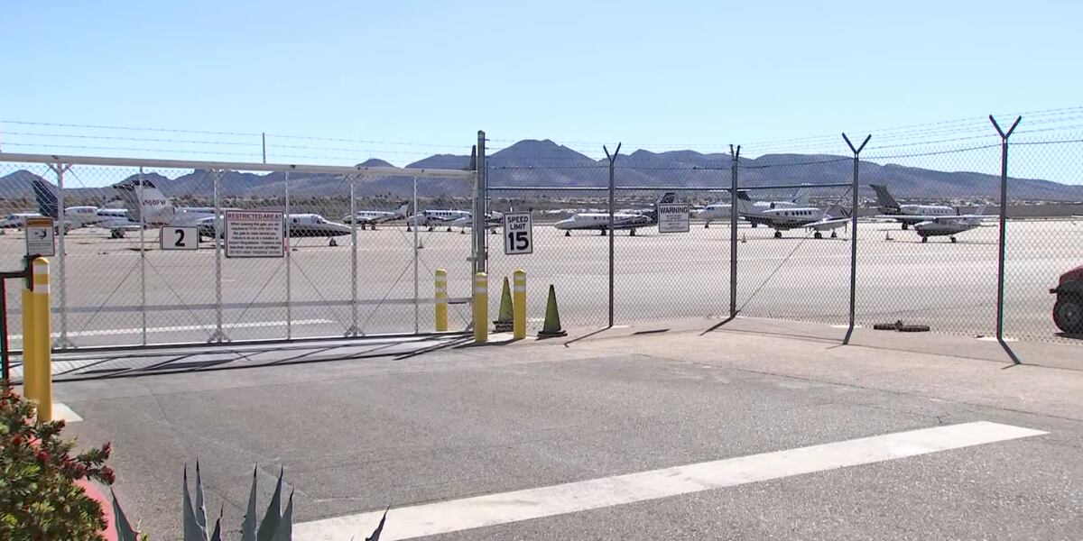 Plane crashed while landing at Las Vegas Valley airport Plane crashed while landing at Las Vegas Valley airport