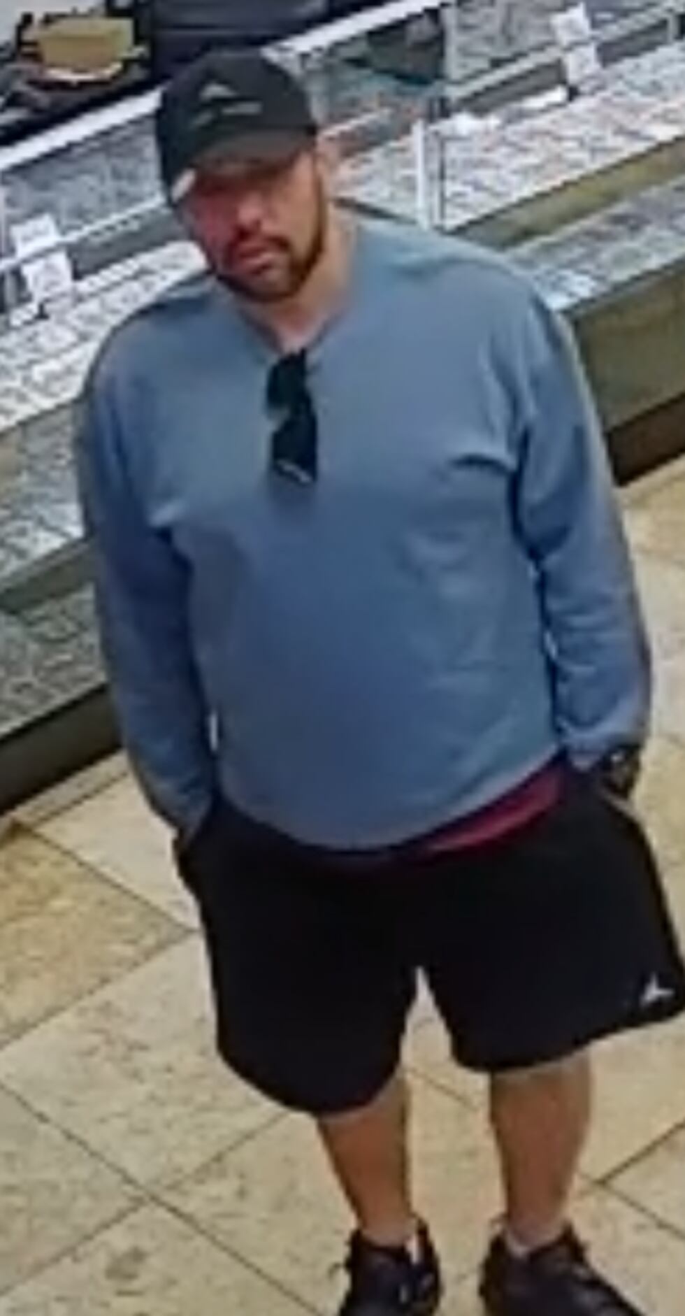 Las Vegas Metro Police are searching for a man accused of taking items worth over $5,000 in...