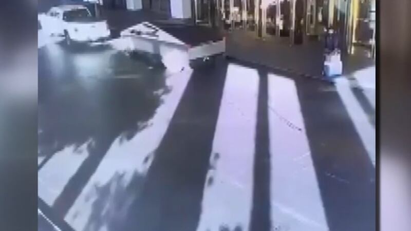 The sheriff of the Las Vegas Metropolitan Police Department said a Cybertruck’s exterior...