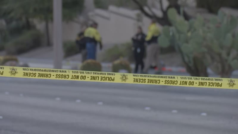 Pedestrian killed in apparent hit-and-run crash in west Las Vegas