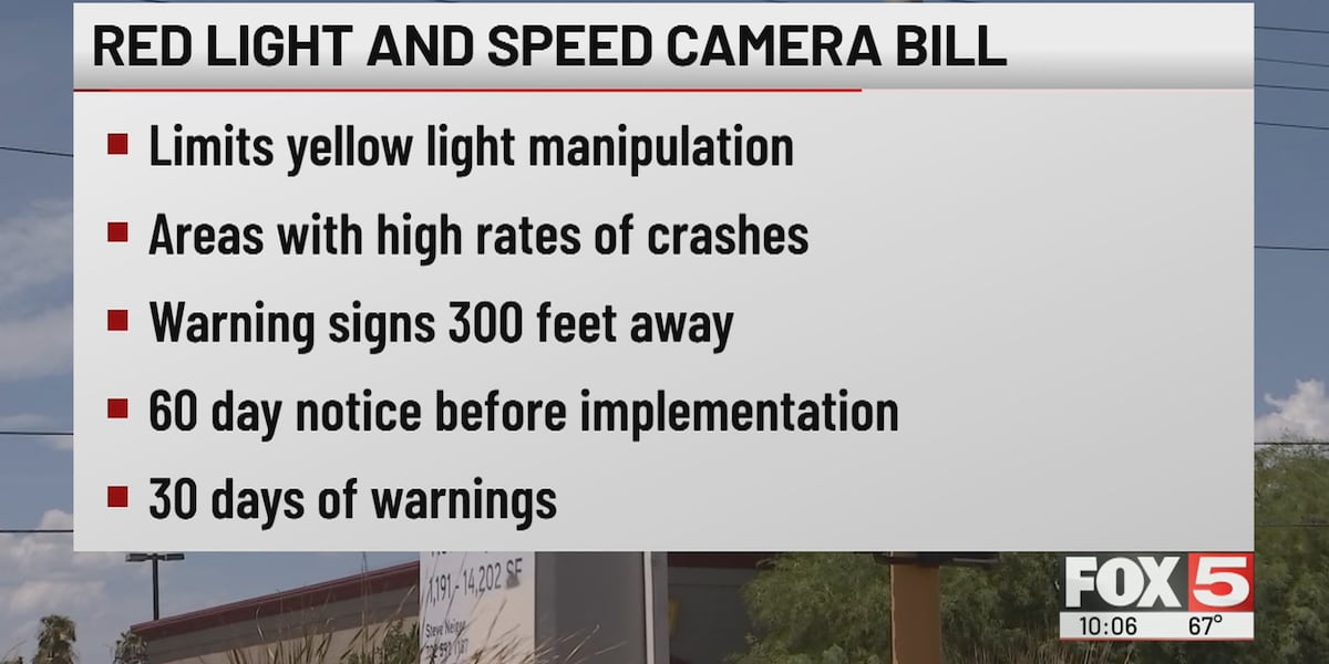 Red light and speed camera bill faces questions and scrutiny from lawmakers, as Clark County leaders push for bill Red light and speed camera bill faces questions and scrutiny from lawmakers, as Clark County leaders push for bill