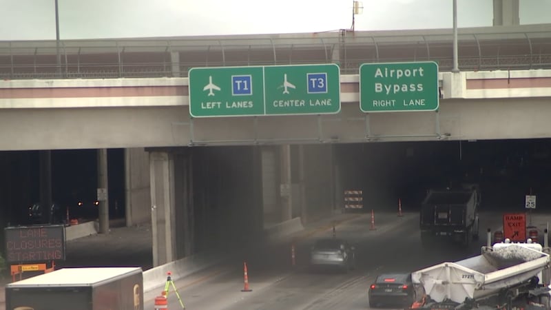 The Las Vegas Airport Connector tunnel is getting its first complete repaving since 1994....