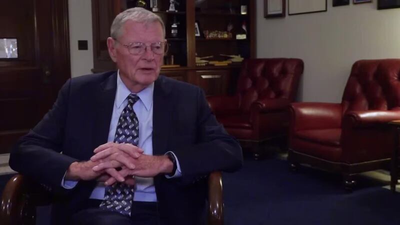 Jim Inhofe in 2021 pictured above.