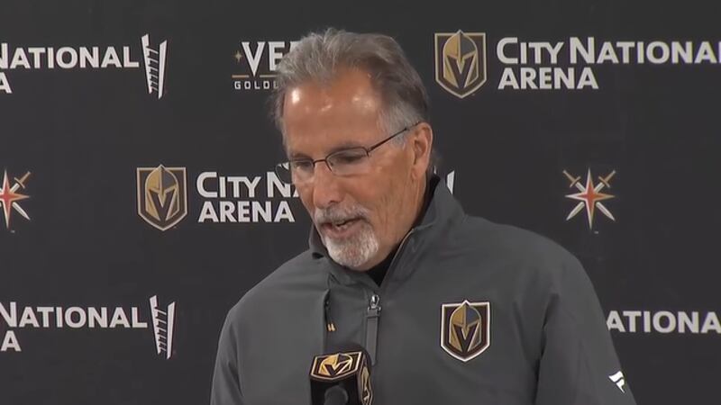 John Tortorella speaks for the first time as Vegas Golden Knights head coach.