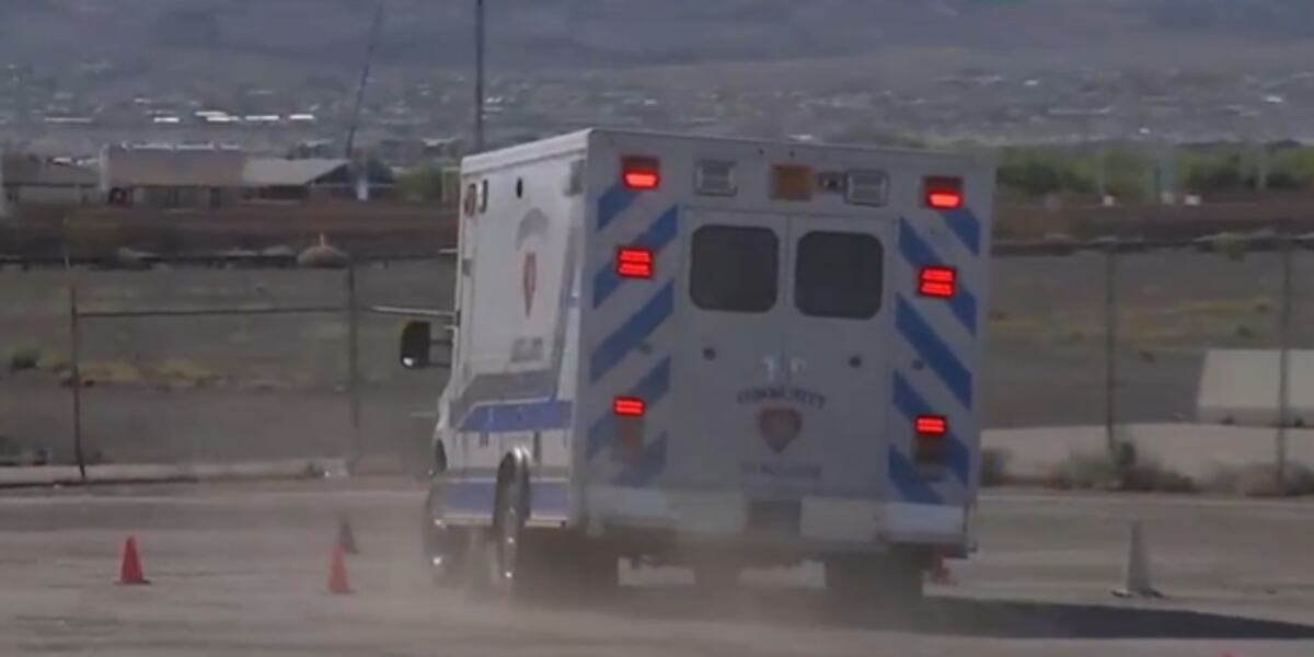 Community Ambulation Task New paramedics, EMTs maneuver through obstacles in Community Ambulance ...
