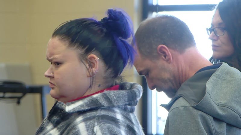 Amy Slaton Halterman appeared in a Crockett County court Thursday, where she and another man...