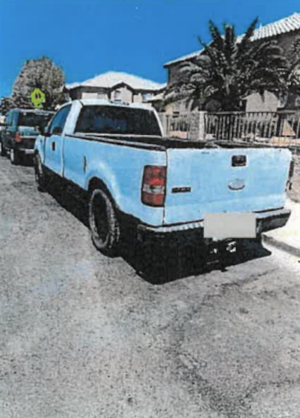 Police shared photos of Guadalupe Camarillo Guarneros' truck in an arrest report.