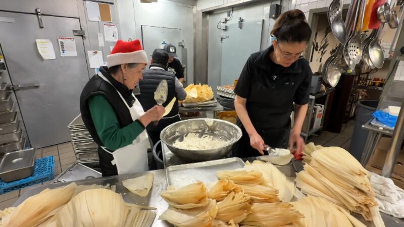 The tradition of making tamales at the holidays is important for families in Las Vegas