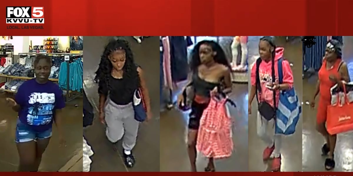 Las Vegas police seek group of woman accused of beating employee after stealing Las Vegas police seek group of woman accused of beating employee after stealing