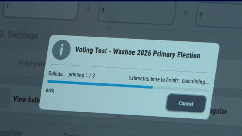 Voting machines tested before elections