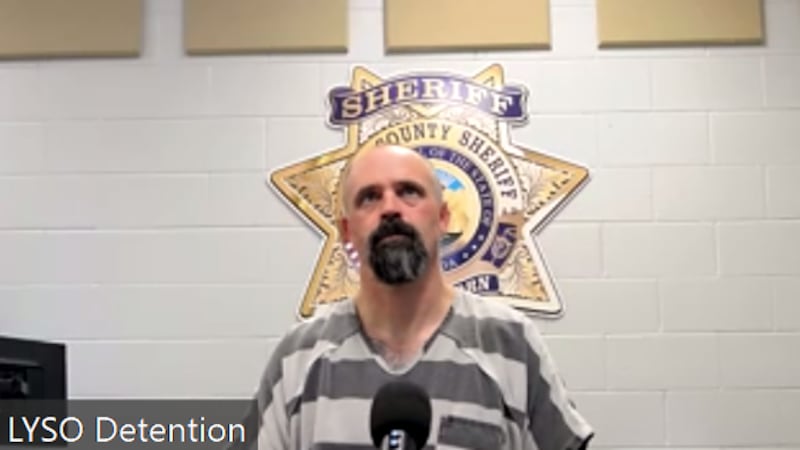 Troy Driver of Fallon making his first court appearance via Zoom on Wednesday, March 30, 2022.