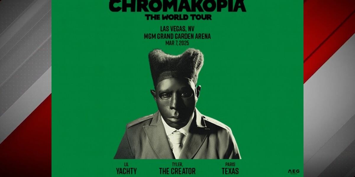 Tyler, The Creator bringing ‘CHROMAKOPIA’ tour to Las Vegas Tyler, The Creator bringing ‘CHROMAKOPIA’ tour to Las Vegas