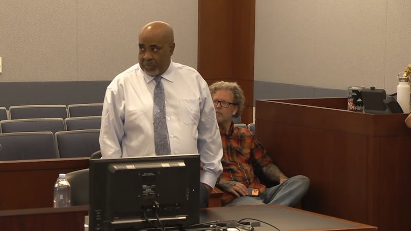 Duane 'Keefe D' Davis appears for the first day of court on Monday, August 10, 2026.