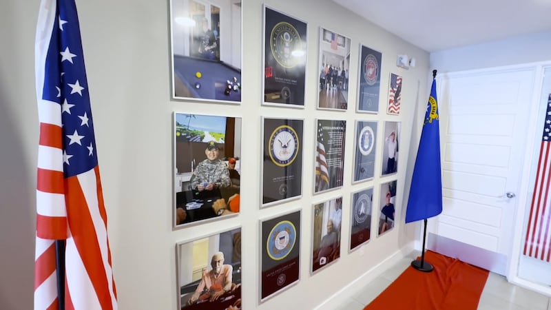 A 55-plus community in Henderson called Mira has unveiled a permanent Veterans Wall featuring...