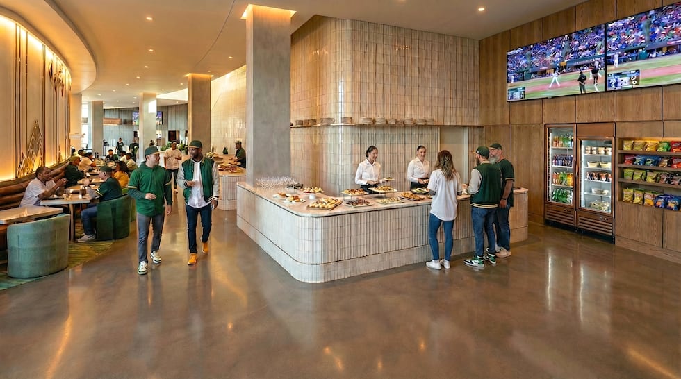 The Athletics, restaurateur Will Guidara, and Aramark Sports + Entertainment announced plans...