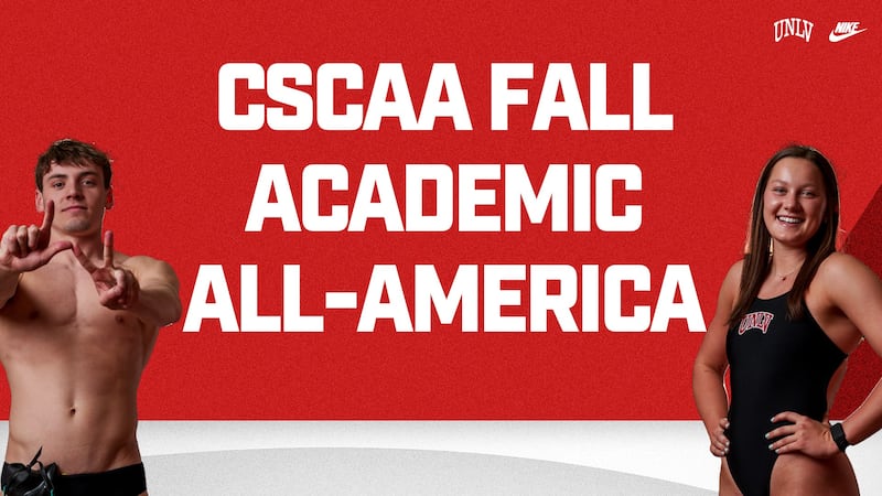 The UNLV men’s and women’s swimming and diving programs received College Swimming and Diving...