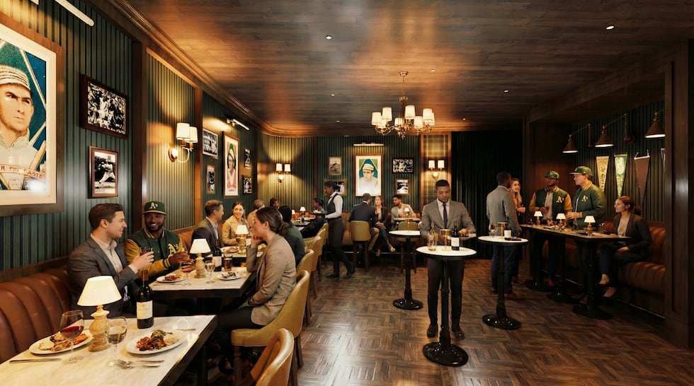 The Athletics, restaurateur Will Guidara, and Aramark Sports + Entertainment announced plans...