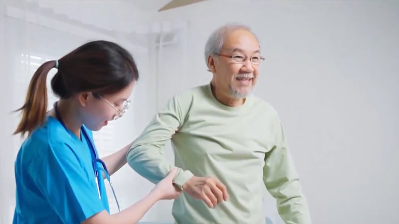 File photo of hospice care.