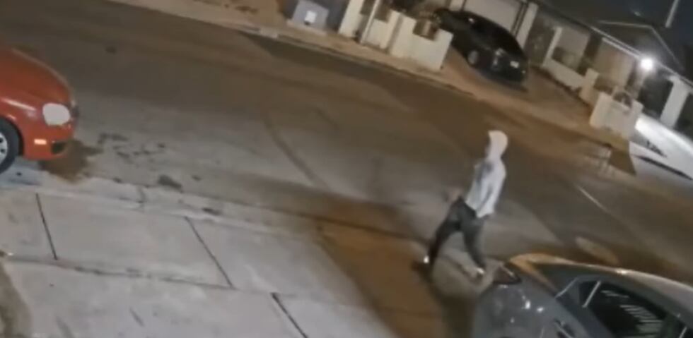 Las Vegas police released video showing a suspect accused in a central valley stabbing.
