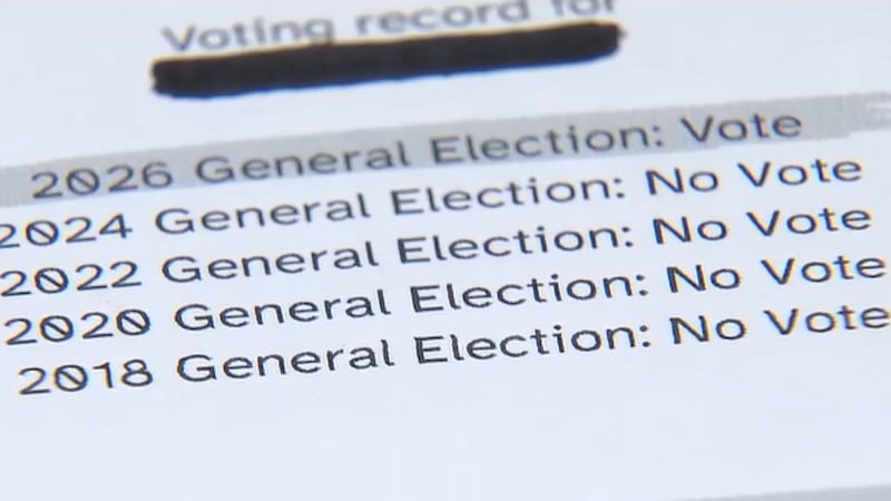 Millions of Nevadans are receiving 'Voting Report Cards' grading their ballot history,...