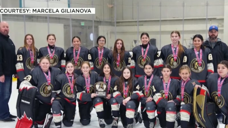 Vegas Jr. Golden Knights 14U Team becomes first girls team to represent Nevada