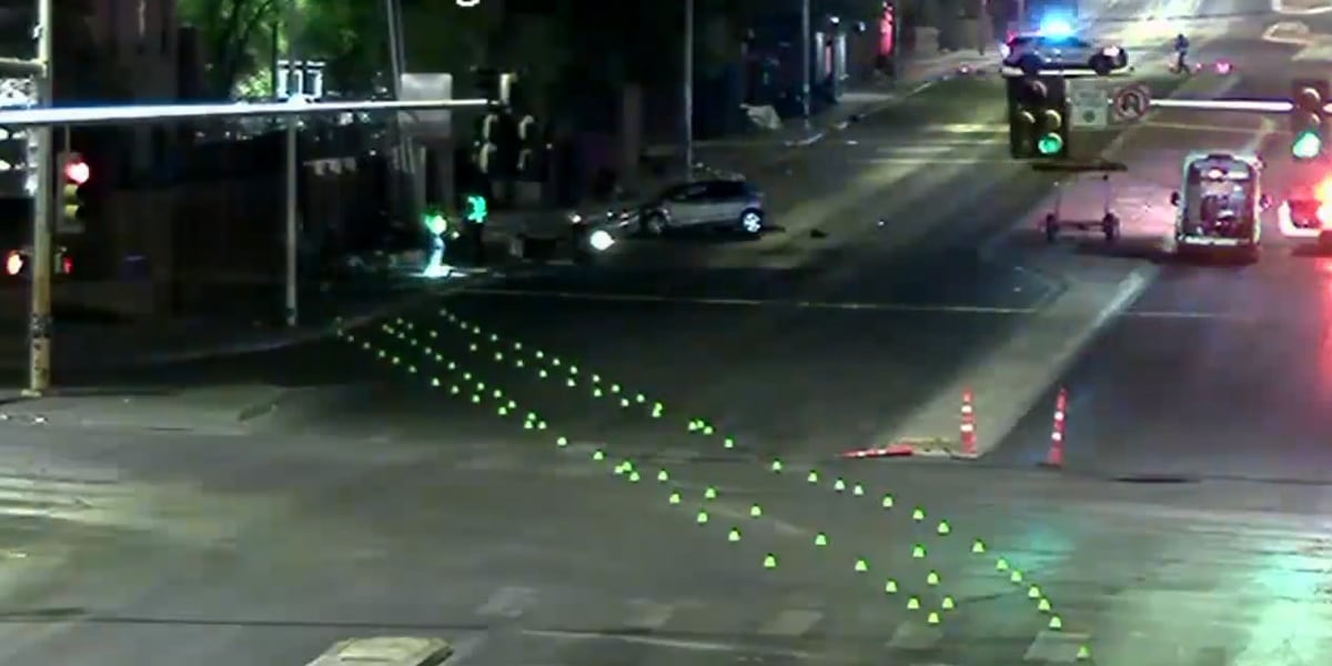 Deadly crash closes intersection in central Las Vegas Deadly crash closes intersection in central Las Vegas