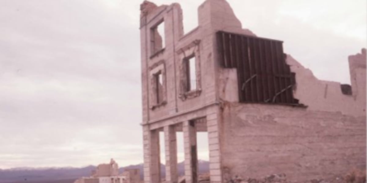 Fire devastates Rhyolite, beginning the ghost town’s spiral Fire devastates Rhyolite, beginning the ghost town’s spiral