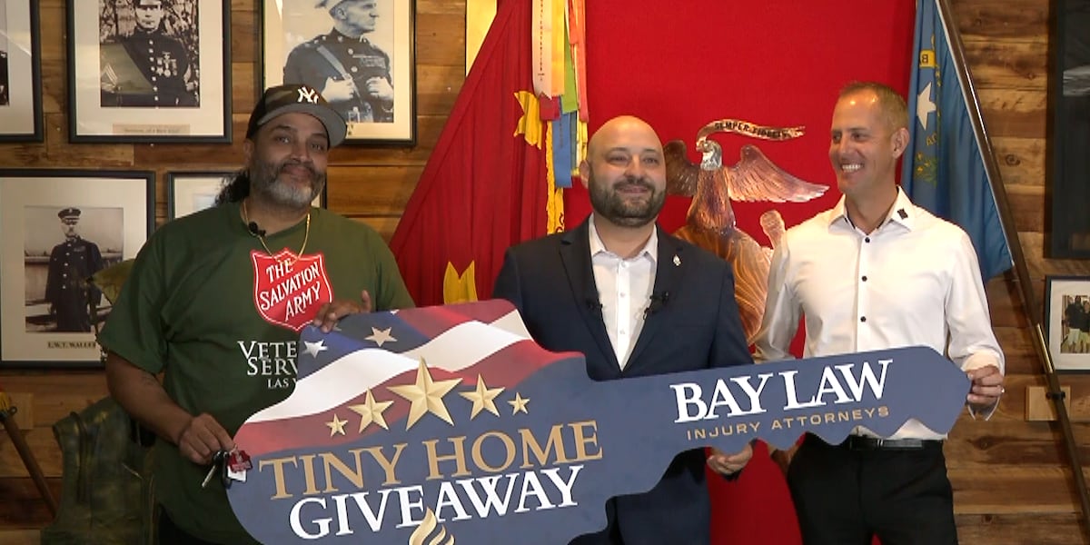 Air Force veteran wins tiny home in giveaway Air Force veteran wins tiny home in giveaway