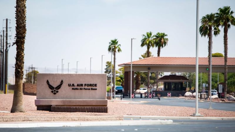 Nellis Air Force Base as seen on Sept. 10, 2020.