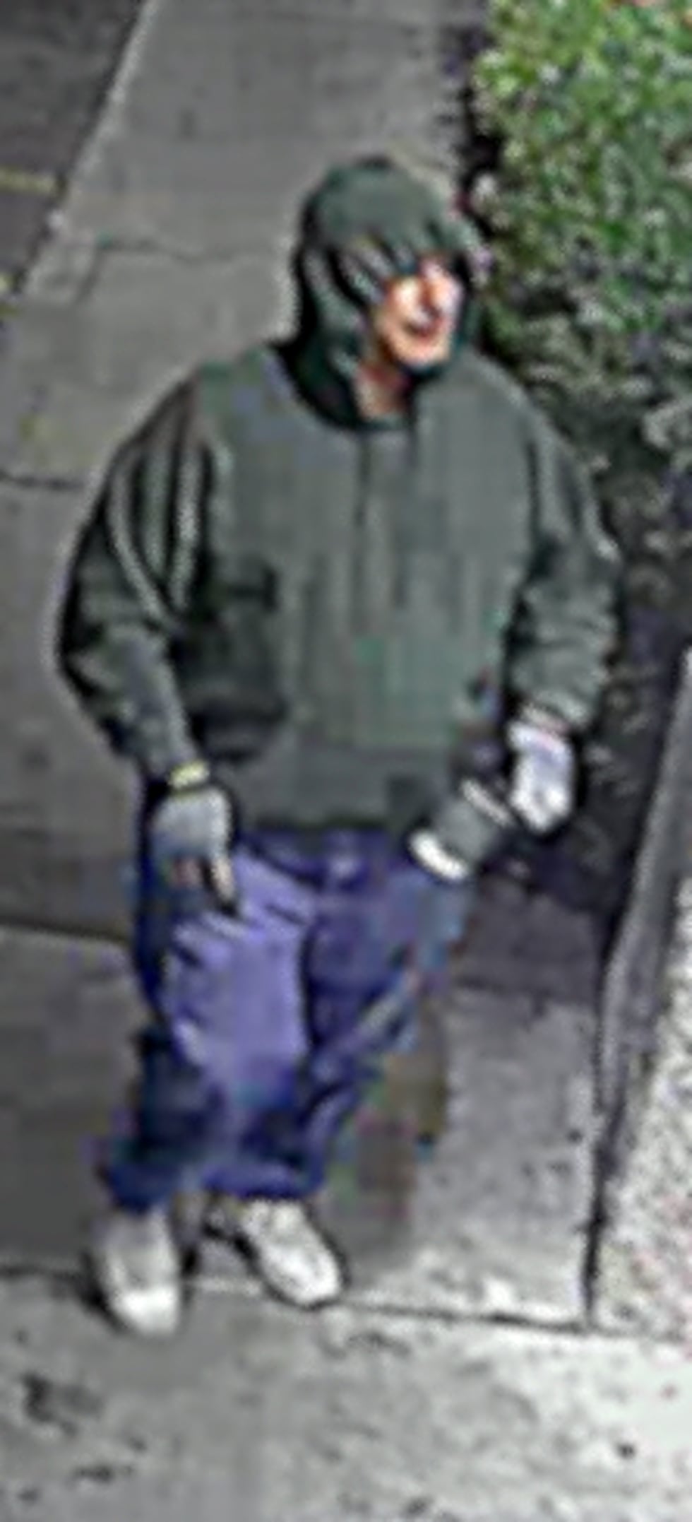Las Vegas police are searching for a suspect accused of a strong-arm robbery near S. Decatur...