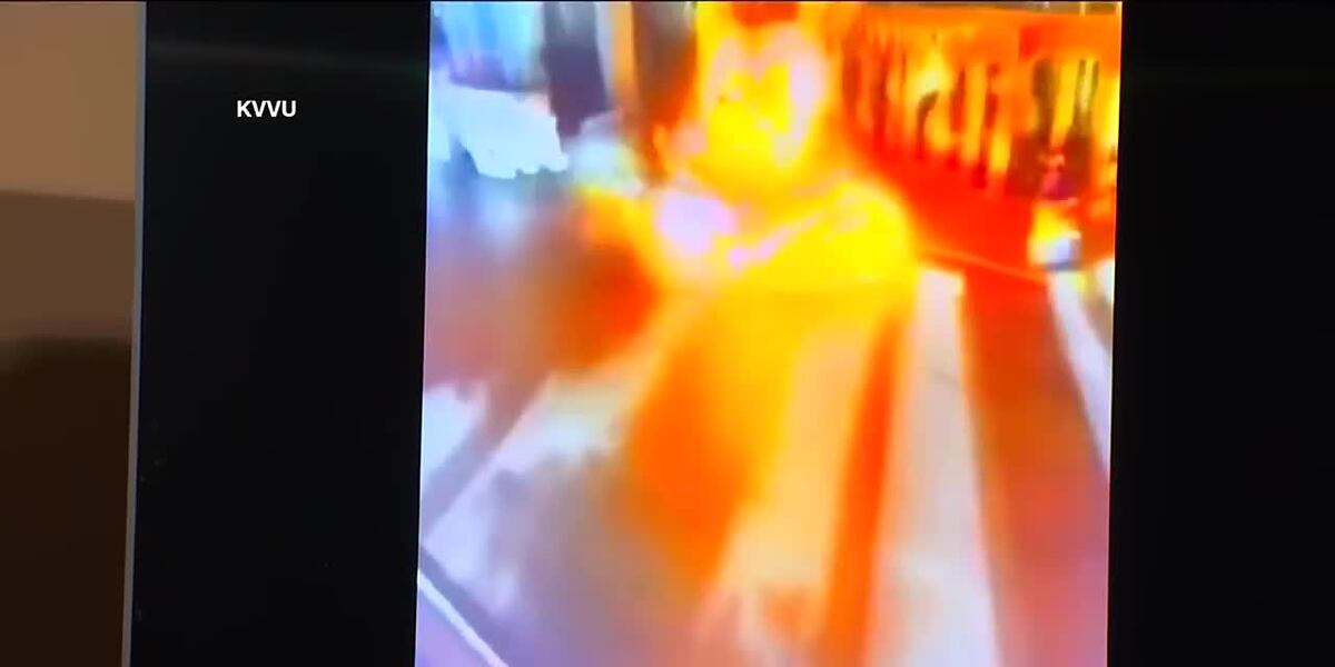Exploding Tesla Gif Tesla Cybertruck explodes outside of Trump's hotel