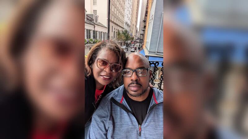 Sonja Wright and her husband