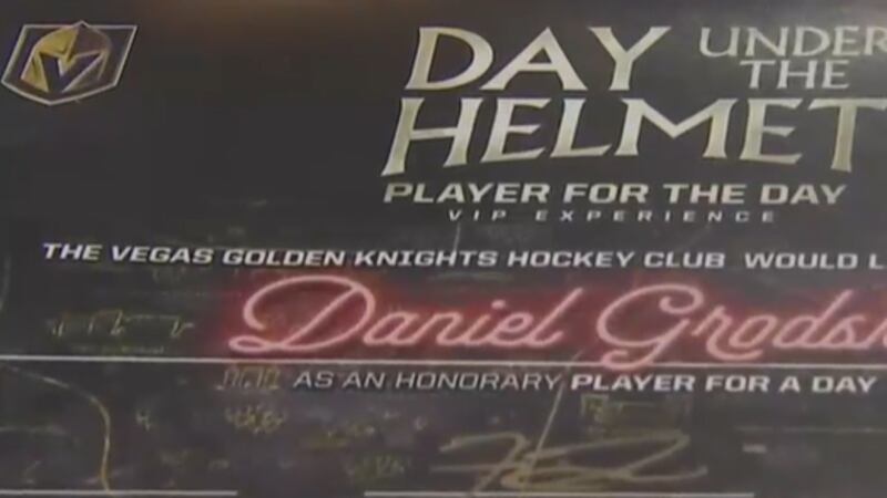 A Henderson Native won the 'Day under the Helmet' sweepstakes, which earned him a one day...