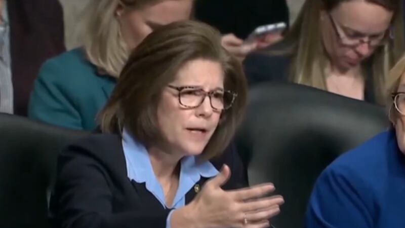 Catherine Cortez Masto and RFK Jr. get into a little heated conversation during his...