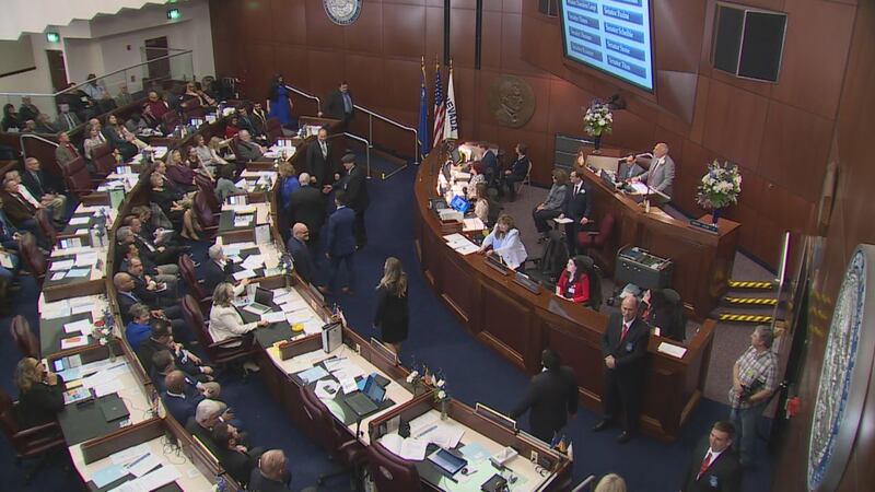 The Nevada Legislative session is taking place in Carson City.