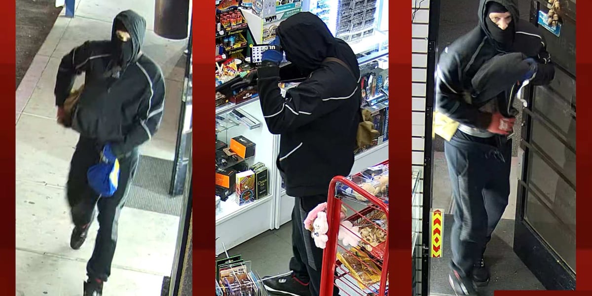 Las Vegas police searching for suspect in armed east valley robbery