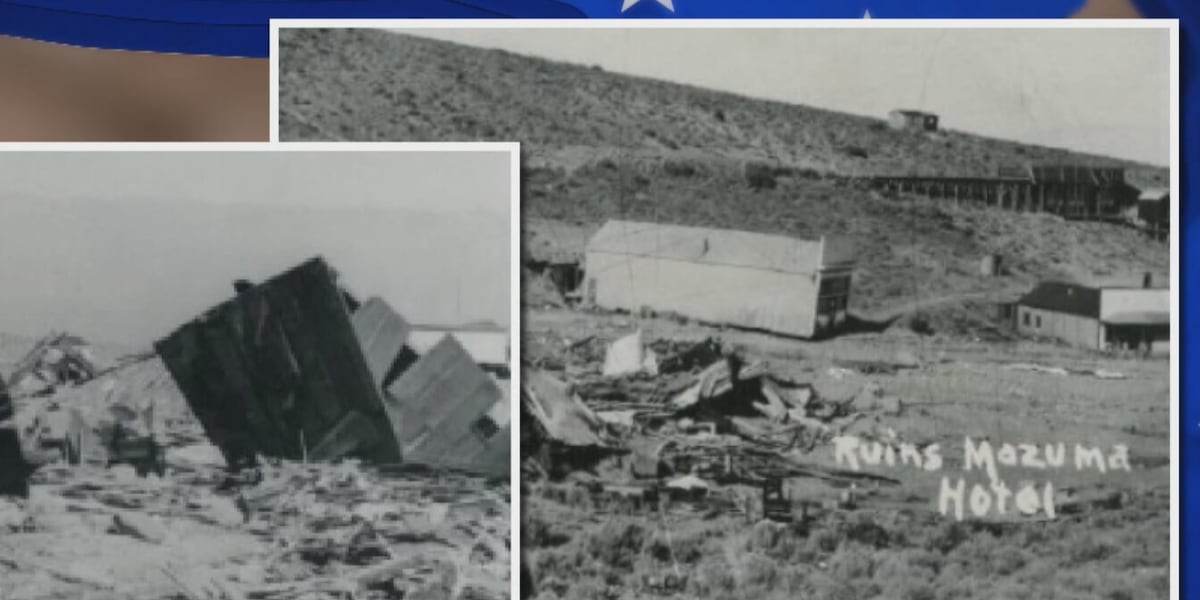 On This Day: Flash flood wipes tiny Nevada mining town in 1912