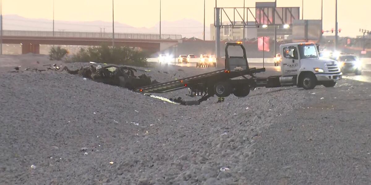 Coverage image for: NHP: Driver injured in 215 rollover crash that sent car ‘60 to 70 feet’ into shoulder