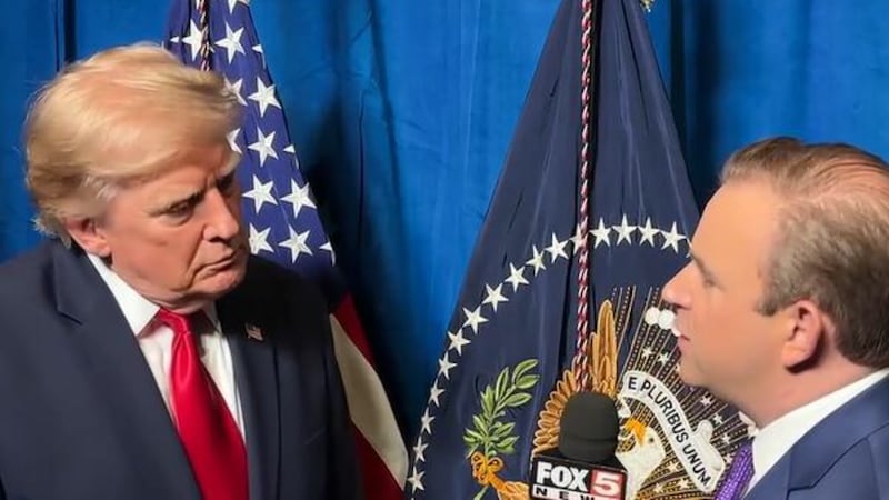 President Donald Trump says Officer Austin Abdelnabi was a "flawless" man.