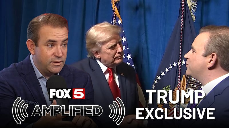 FOX5 reporter Tom Durian sat down with President Donald Trump for a one-on-one interview...
