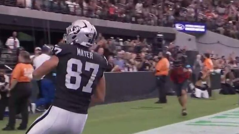 Eyes were on Fernando Mendoza during the Raiders' first preseason game.