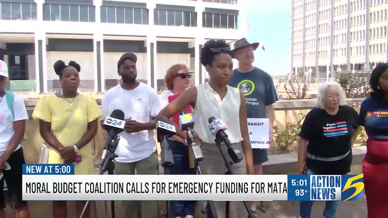 The Moral Budget Coalition is asking city council members to allocate at least $20 million in...