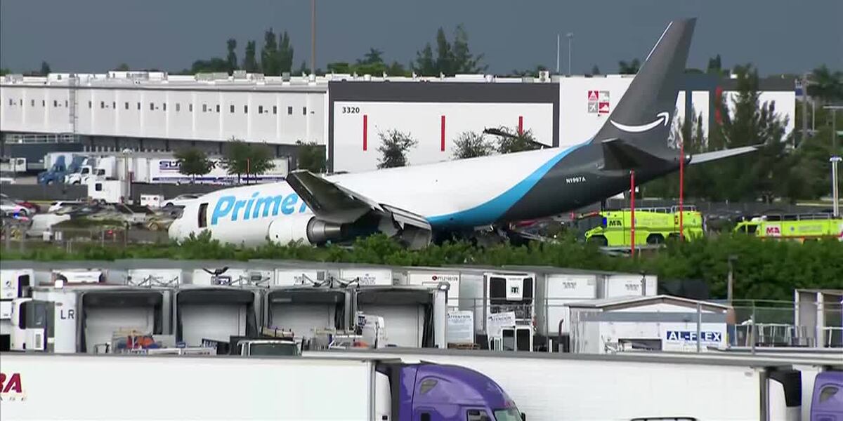 Coverage image for: NTSB investigating Amazon plane crash that killed 5 in cleaning company van in Miami