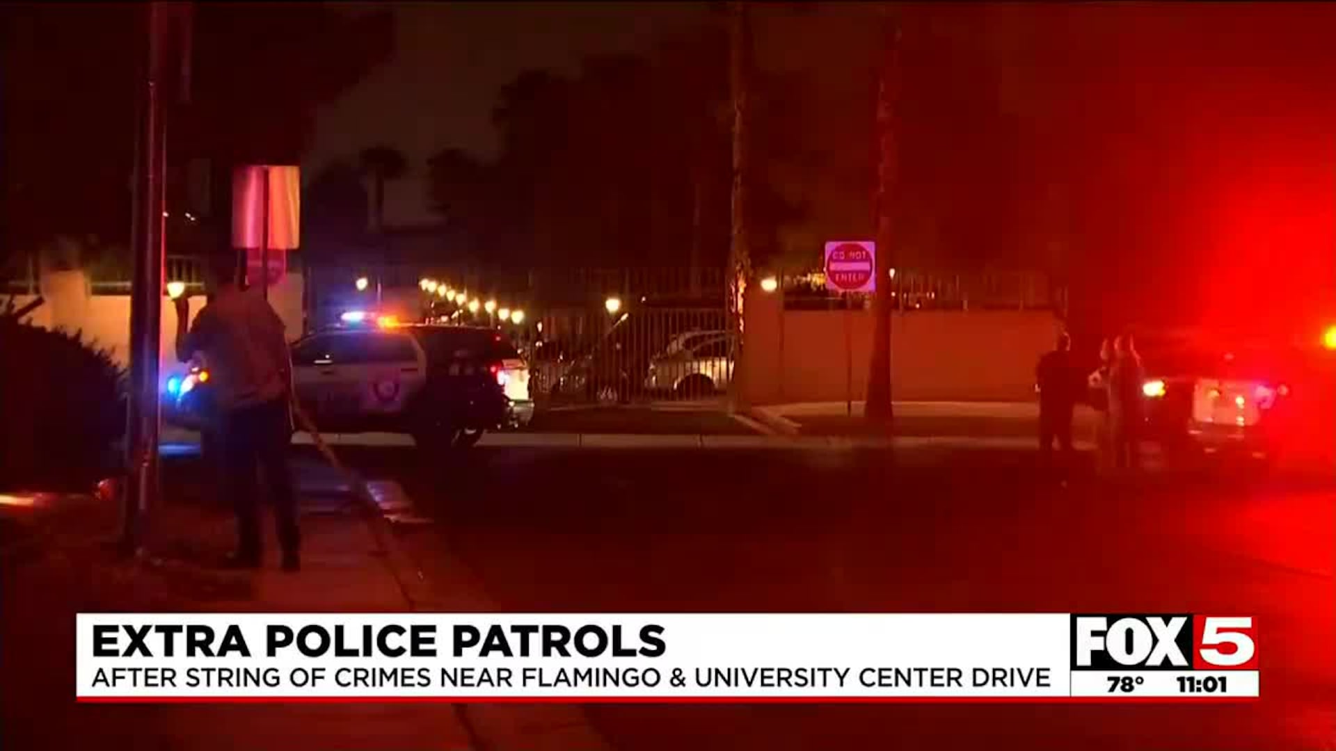 Extra police patrols, technology after string of crimes near UNLV Extra police patrols, technology after string of crimes near UNLV