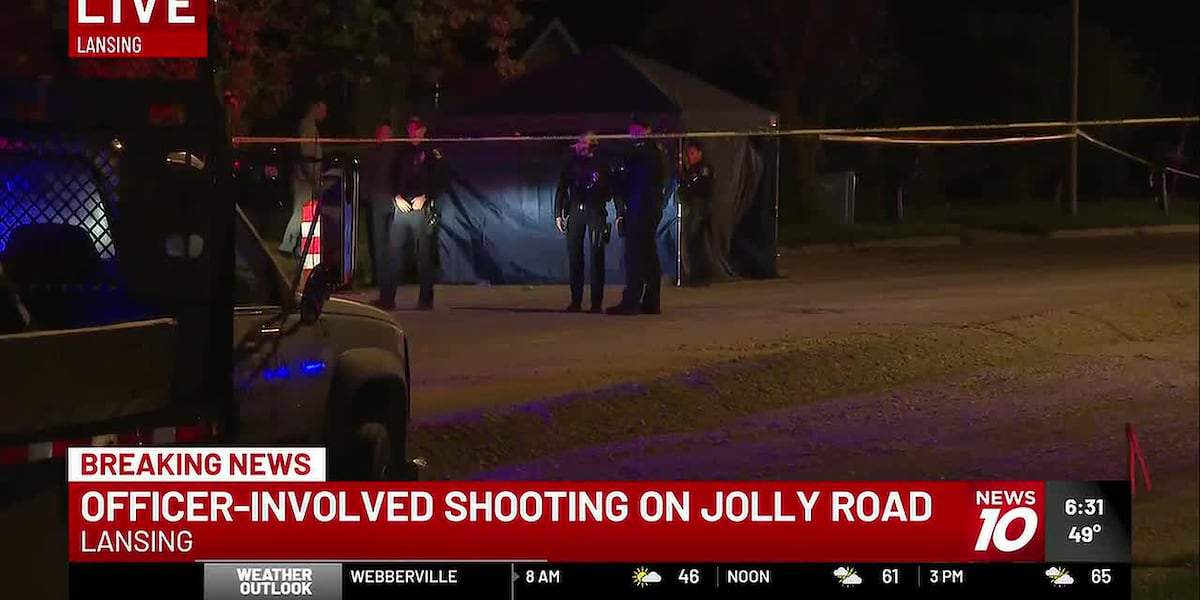Coverage image for: Lansing police investigating officer-involved shooting on Jolly Road