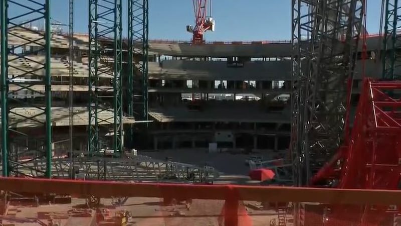 FOX5 Sports got an inside look at the future Athletics Ballpark on the Las Vegas Strip.