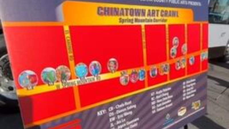 Clark County unveiled a custom-wrapped RTC double-decker bus in Las Vegas to celebrate...