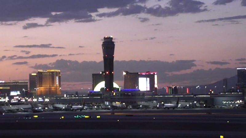 Travel disruptions hit Las Vegas on Thursday as storm conditions and ground delays impacted...