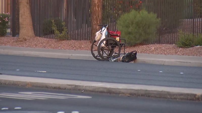 Las Vegas police are investigating a crash that left a pedestrian seriously injured in the...